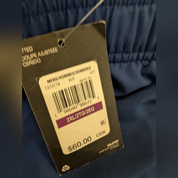 NWT Under armour Men's blue lightweight athletic Shorts Size XXL - Picture 6 of 16